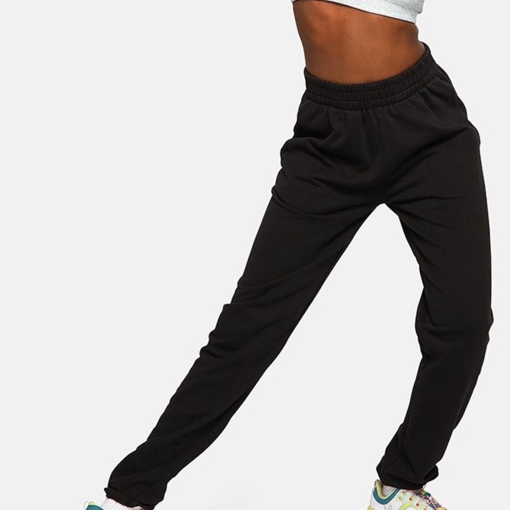 Outdoor Voices Cotton Terry Jogger in Black NWT